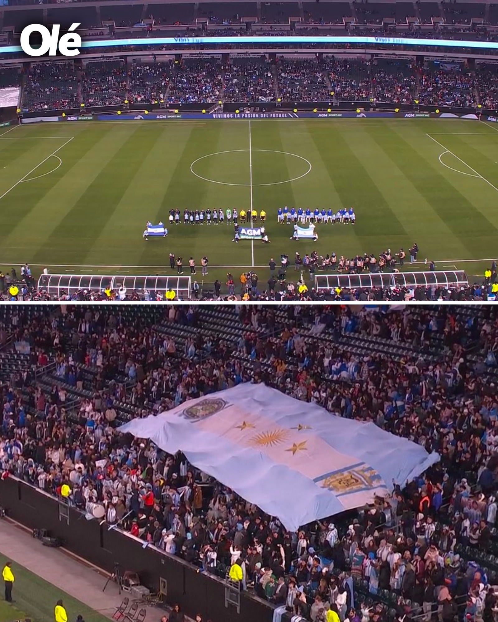 奥莱报：受梅西缺阵影响，阿根廷友谊赛看台很多空座位