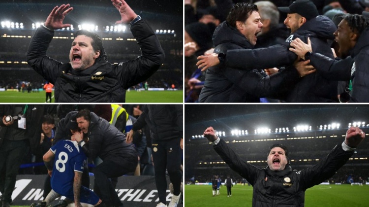 激动坏了！记者：这是波切蒂诺接手蓝军以来 我见他最激动的一次